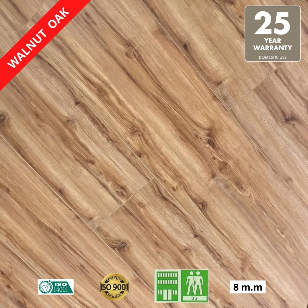 Piso Laminado de Madera Walnut Oak